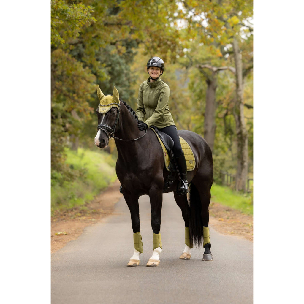 LeMieux Saddlepad Loire Classic Square Dressage Gooseberry