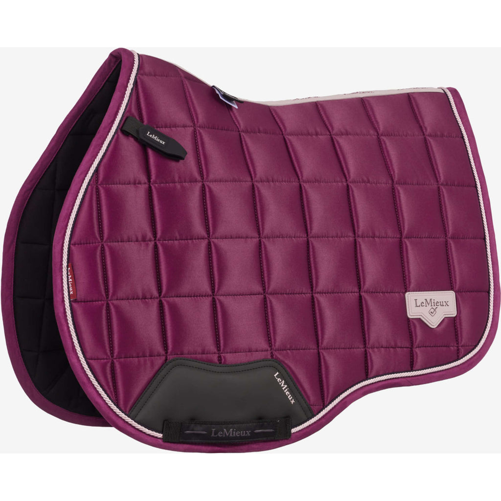 LeMieux Saddlepad Loire Classic Square All Purpose Blackberry