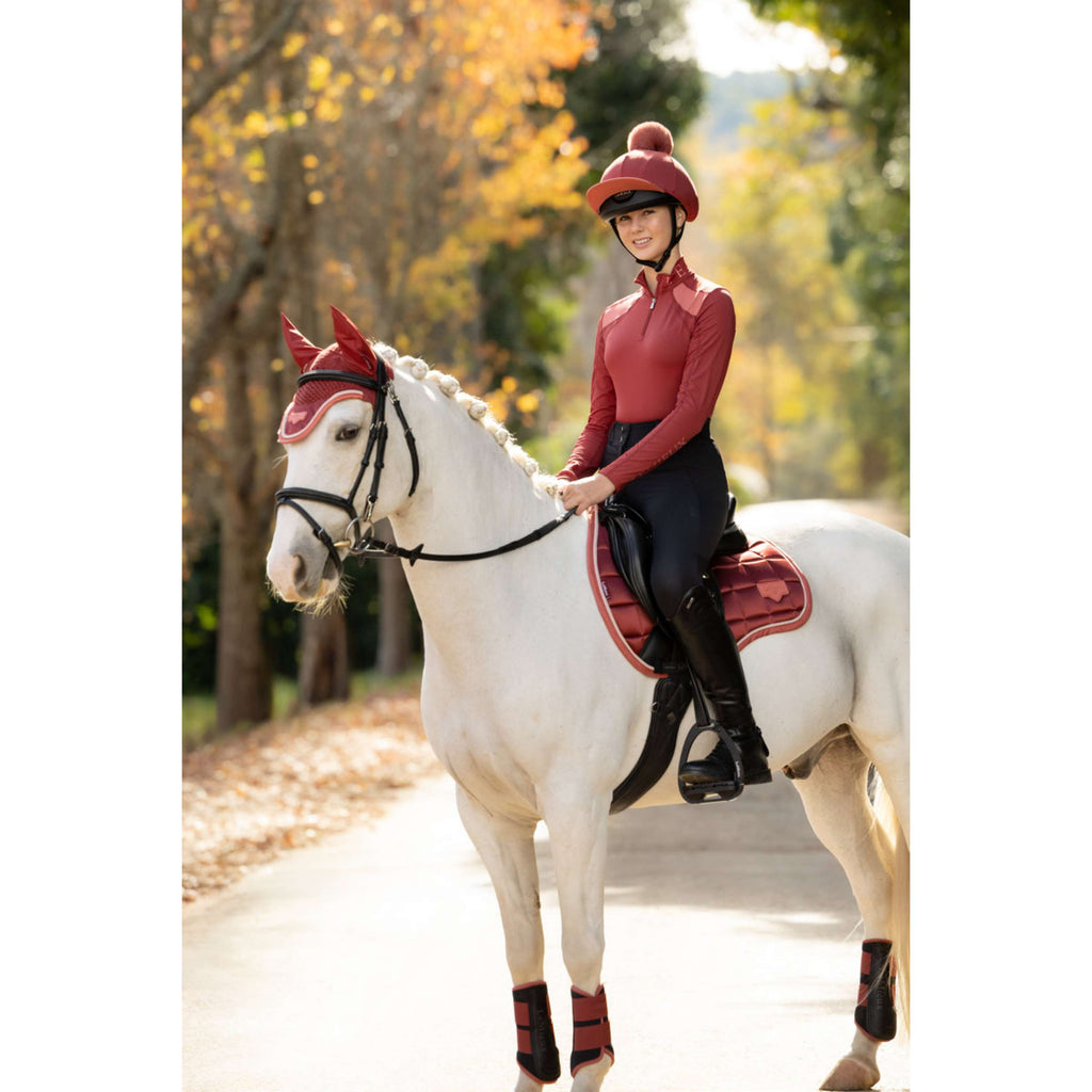 LeMieux Saddlepad Loire Classic Square All Purpose Russet