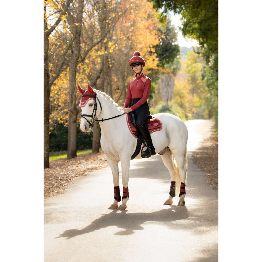 LeMieux Saddlepad Loire Classic Square All Purpose Russet