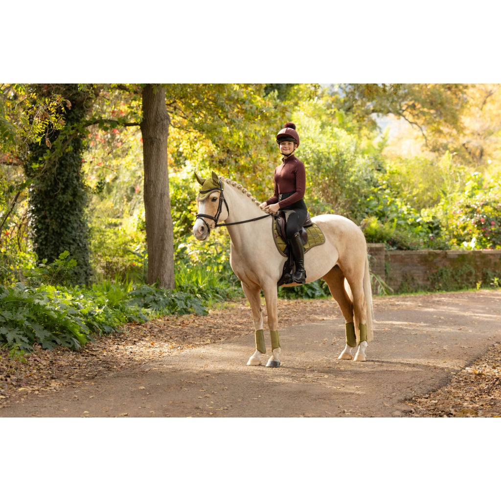LeMieux Saddlepad Loire Classic Square All Purpose Gooseberry