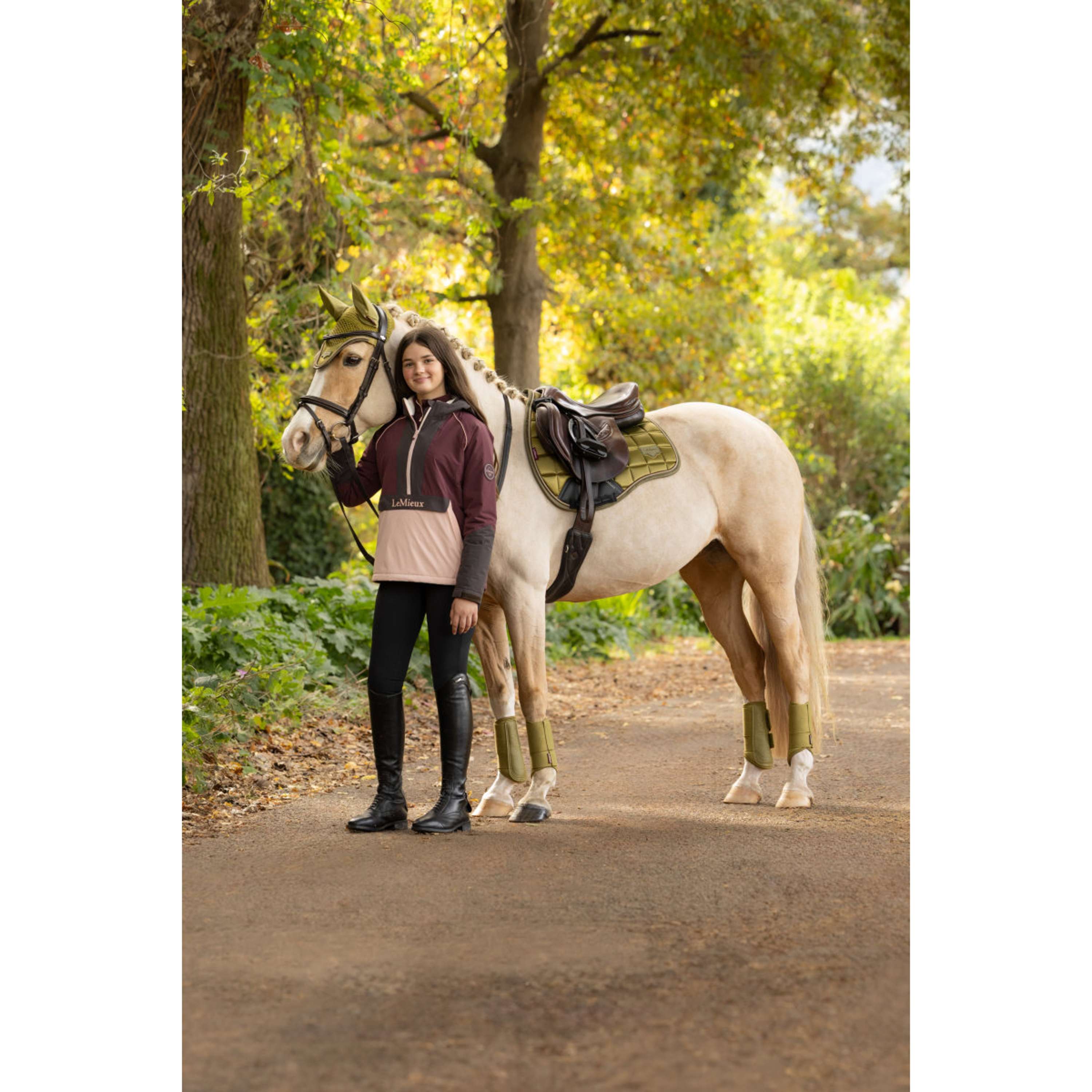 LeMieux Saddlepad Loire Classic Square All Purpose Gooseberry