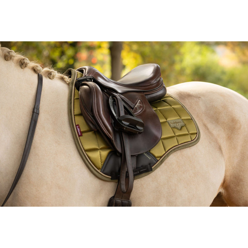 LeMieux Saddlepad Loire Classic Square All Purpose Gooseberry