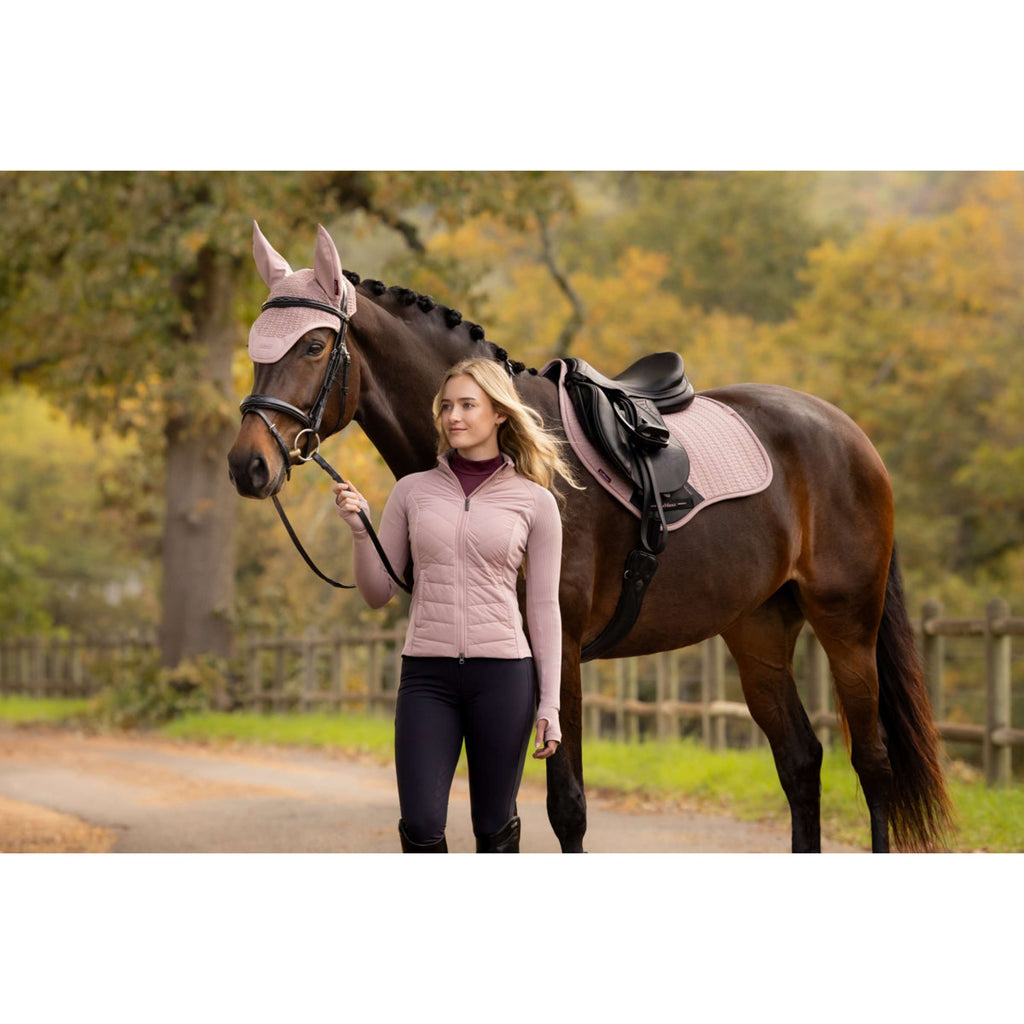 LeMieux Saddlepad Essence Close Contact Square Jumping Wild Rose