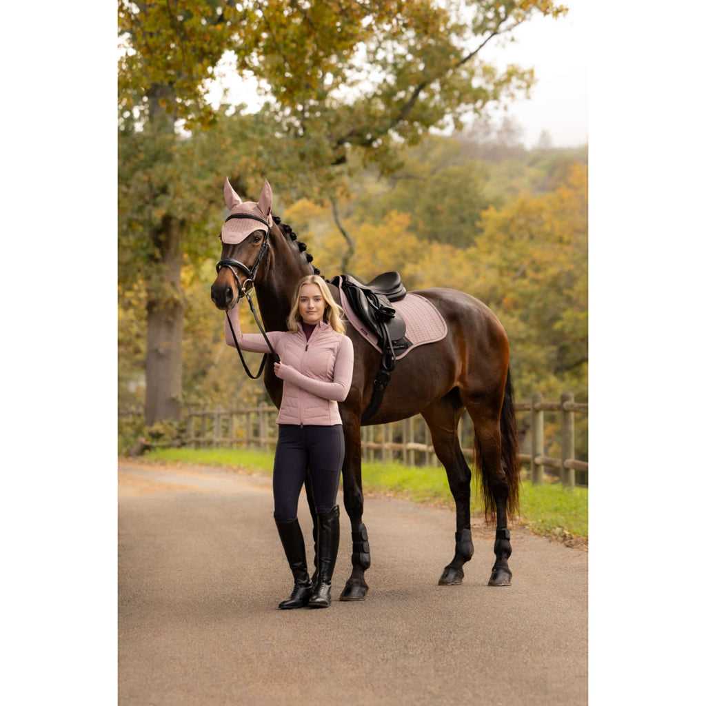 LeMieux Saddlepad Essence Close Contact Square Jumping Wild Rose