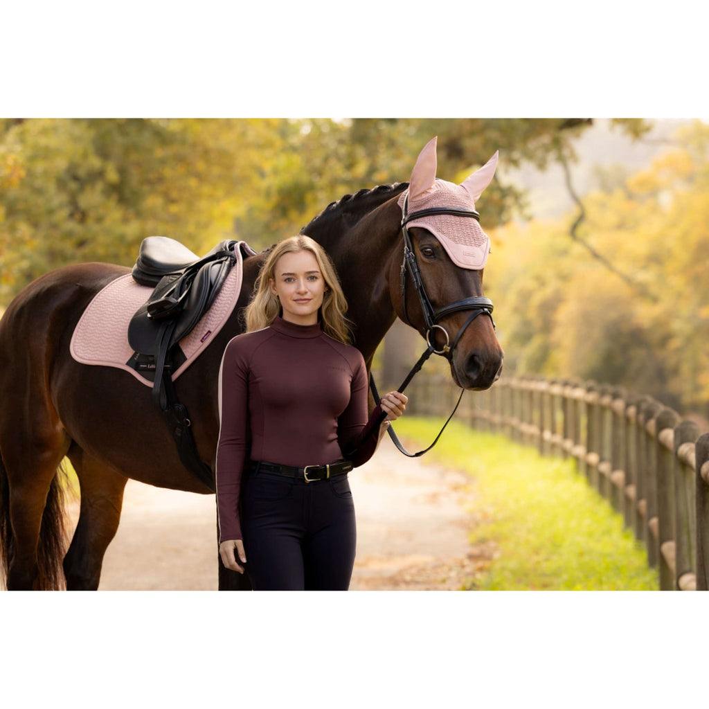 LeMieux Saddlepad Essence Close Contact Square Jumping Wild Rose
