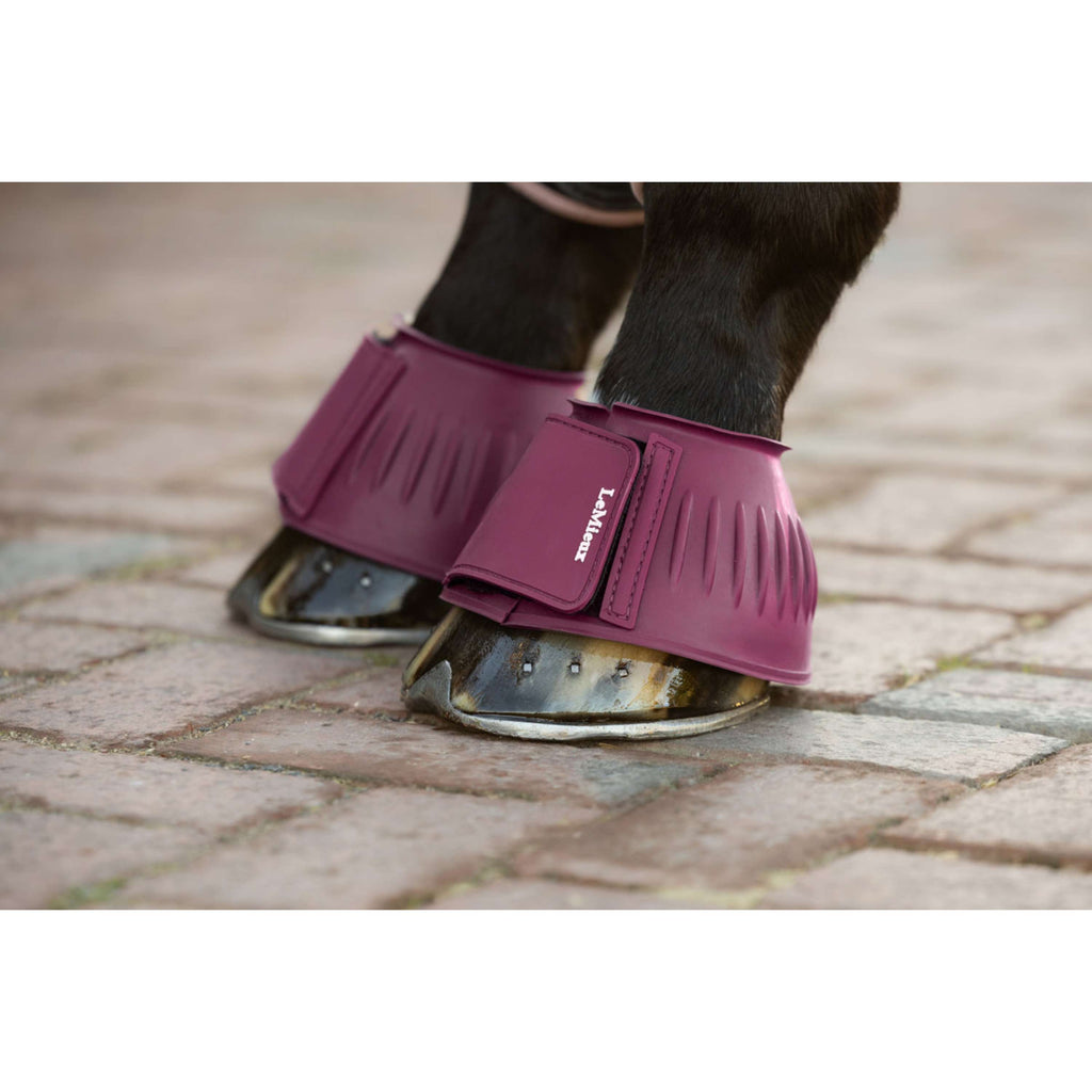 LeMieux Bell Boots Rubber Blackberry