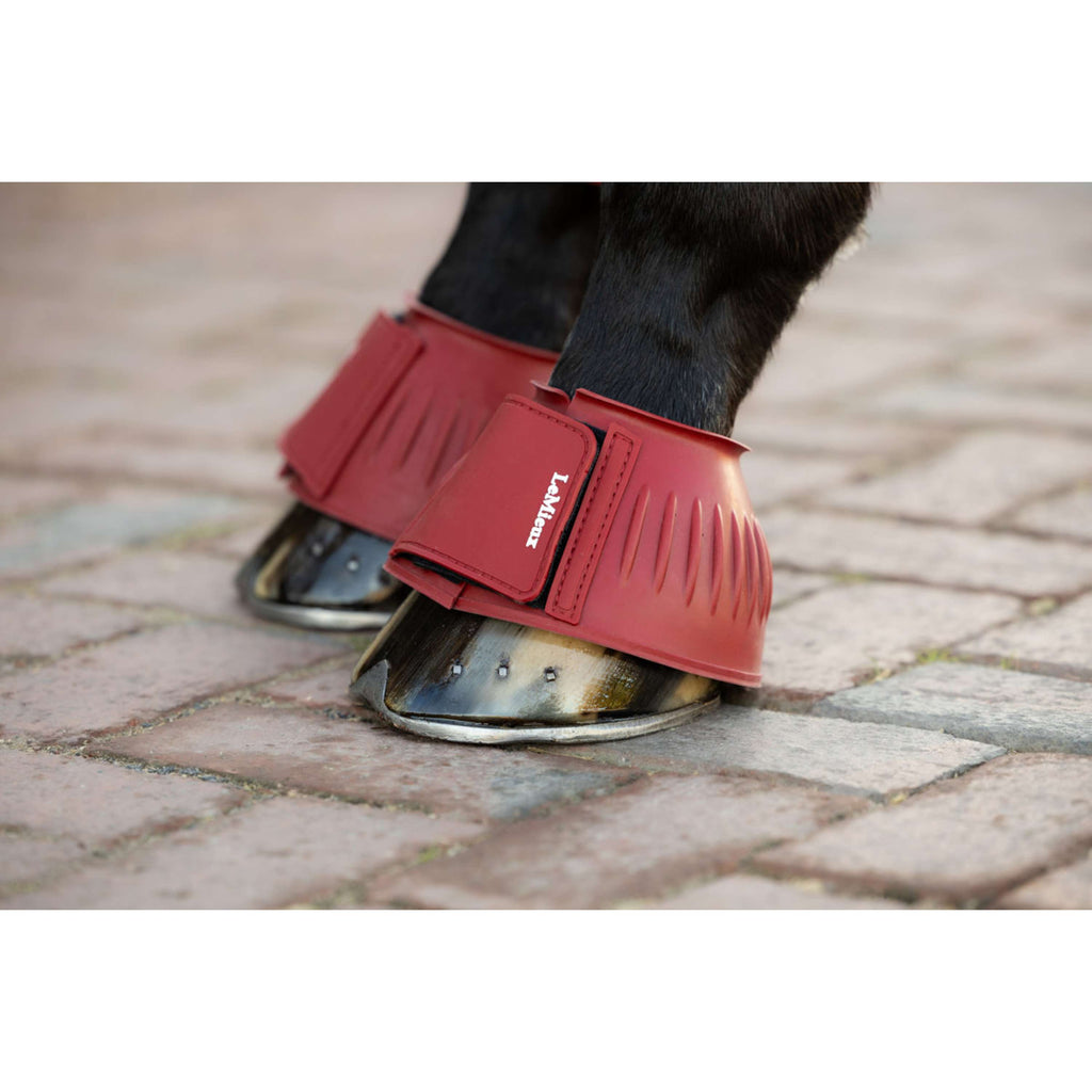 LeMieux Bell Boots Rubber Russet