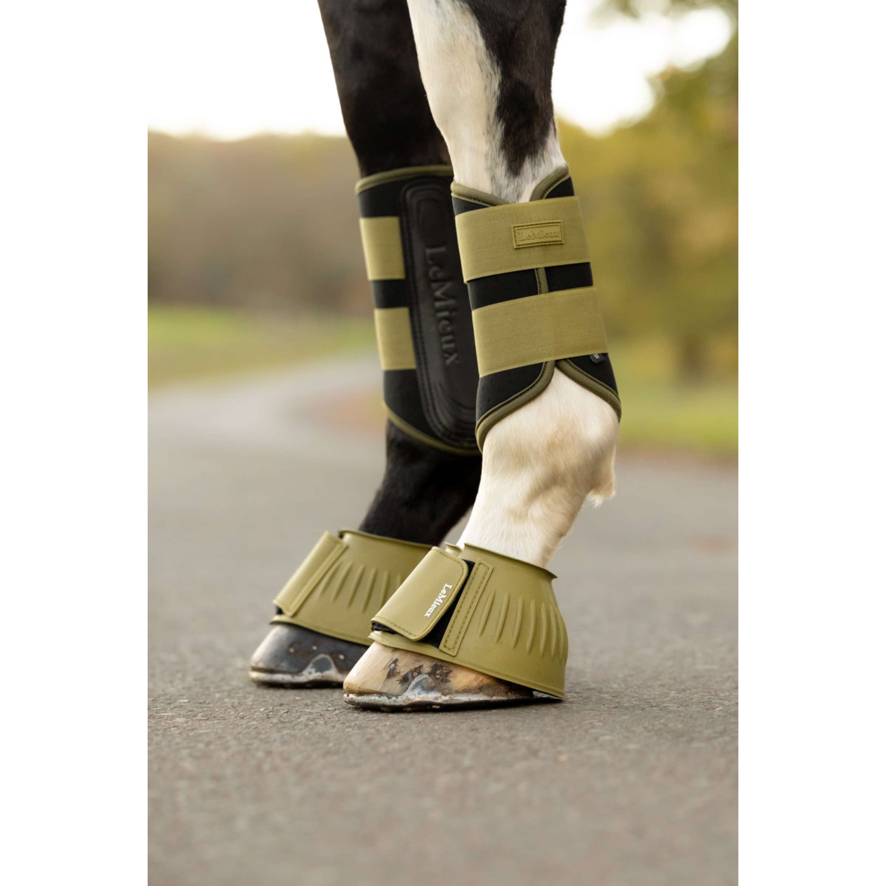 LeMieux Bell Boots Rubber Gooseberry