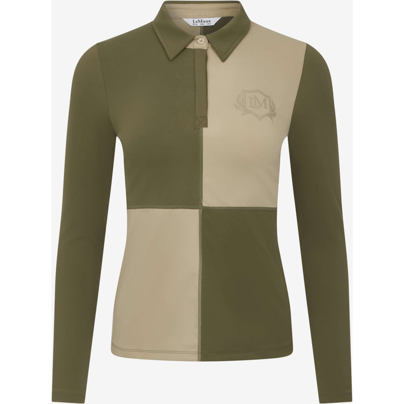 LeMieux Baselayer Harlequin Rugby Willow/Pear