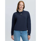 LeMieux Sweater Scarlet Quarter Zip Navy