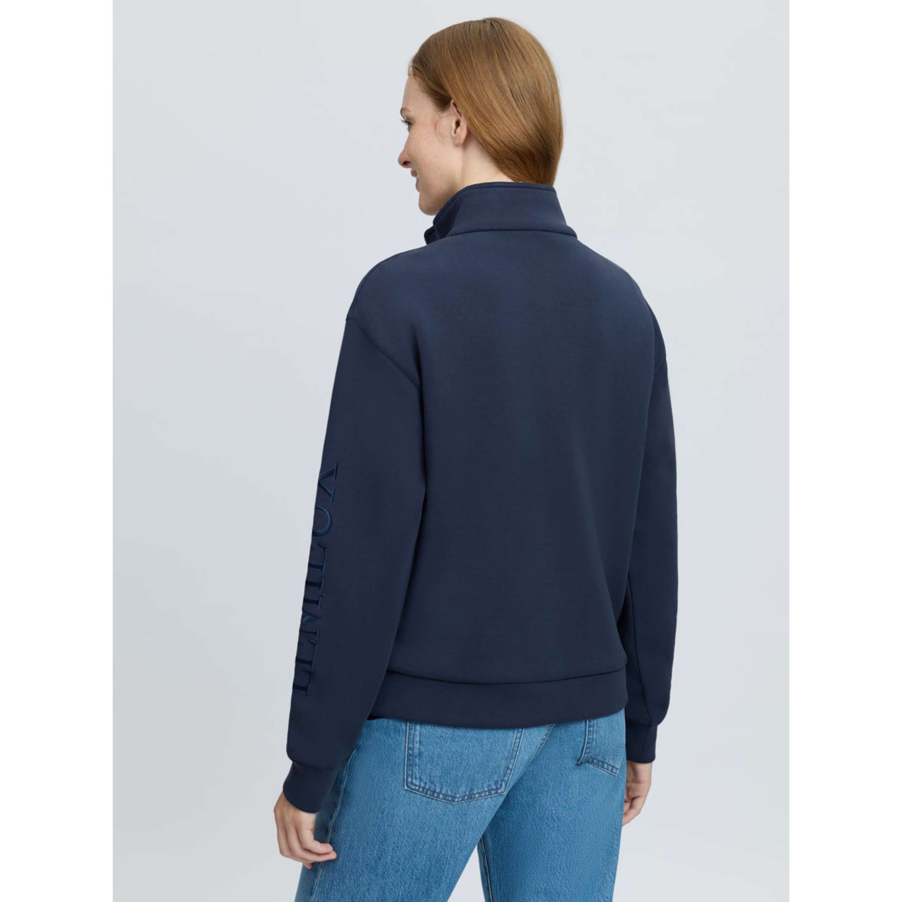 LeMieux Sweater Scarlet Quarter Zip Navy