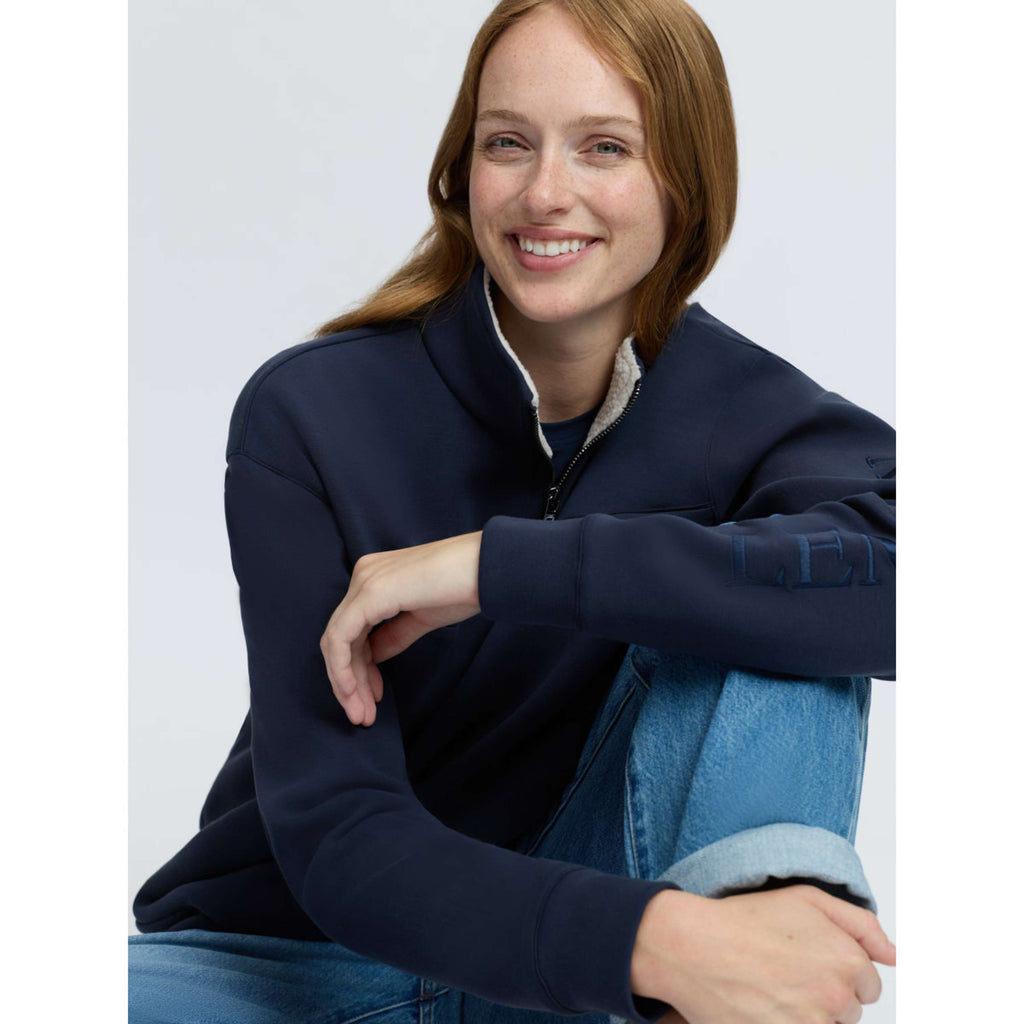 LeMieux Sweater Scarlet Quarter Zip Navy