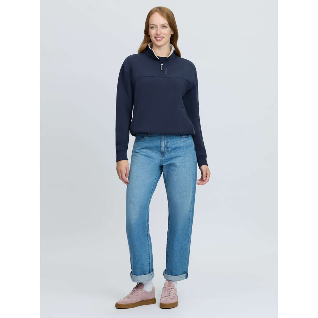LeMieux Sweater Scarlet Quarter Zip Navy