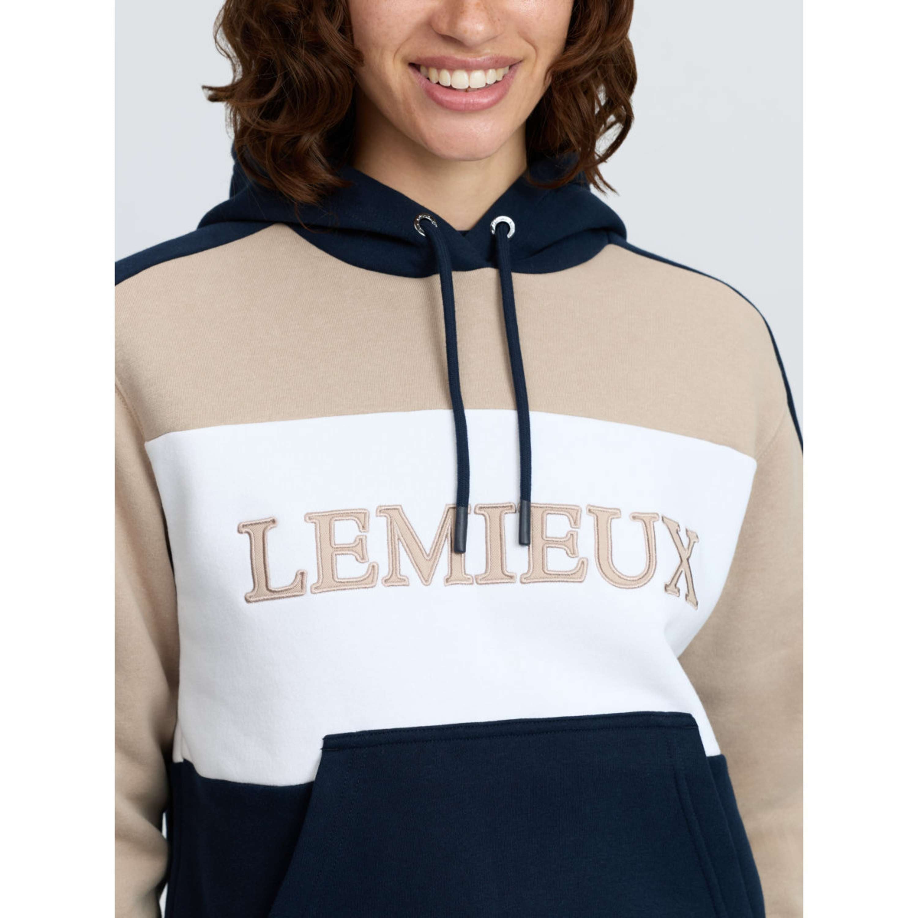 LeMieux Hoodie Kadie Colour Block Navy