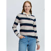 LeMieux Shirt Sloane Stripe Rugby Stone