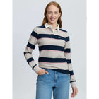 LeMieux Shirt Sloane Stripe Rugby Stone
