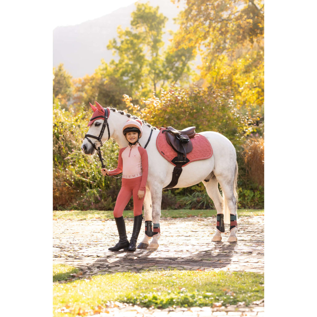 LeMieux Saddlepad Suede Square Jumping Spiced Earth