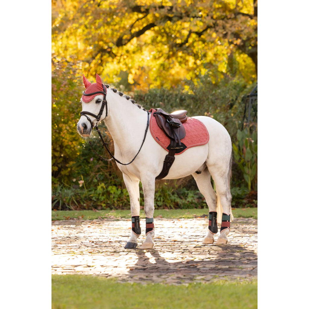 LeMieux Saddlepad Suede Square Jumping Spiced Earth