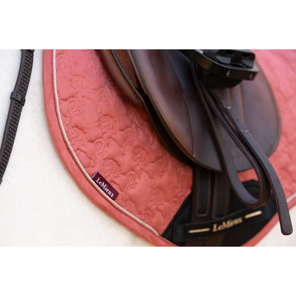 LeMieux Saddlepad Suede Square Jumping Spiced Earth