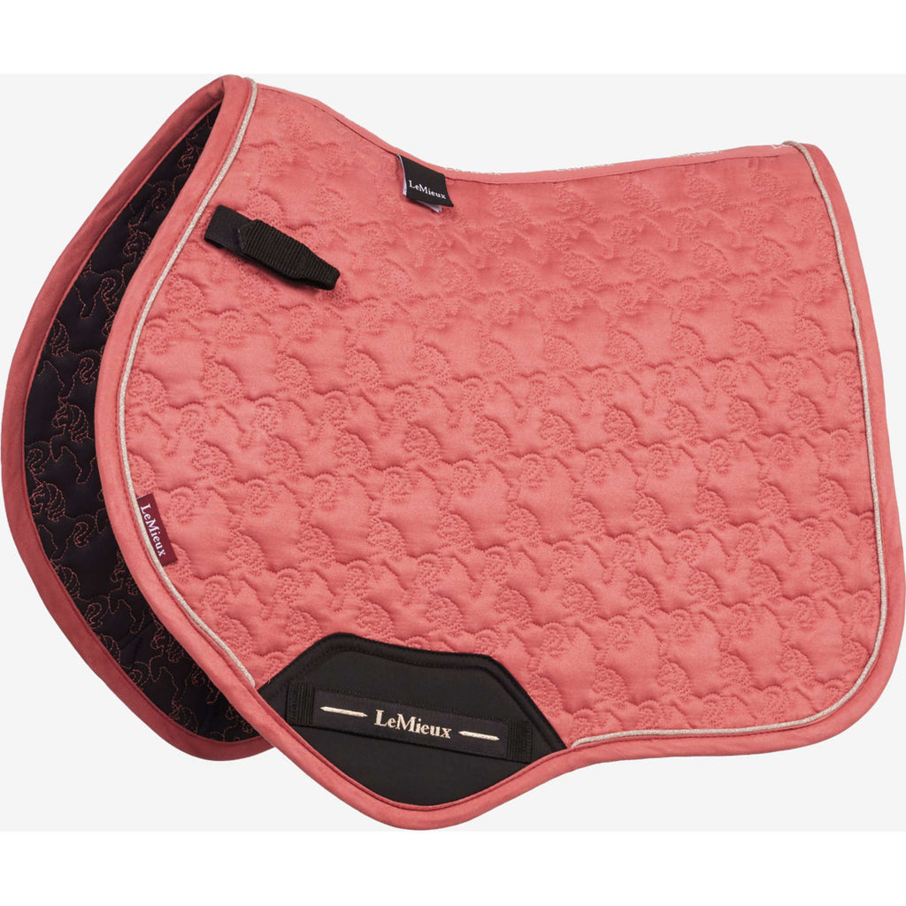 LeMieux Saddlepad Suede Square Jumping Spiced Earth