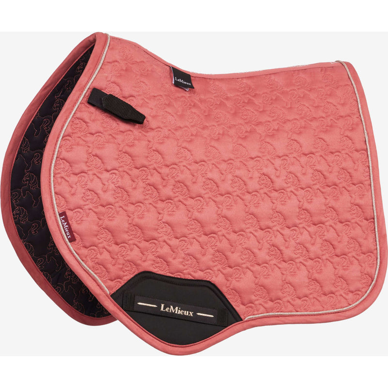 LeMieux Saddlepad Suede Square Jumping Spiced Earth