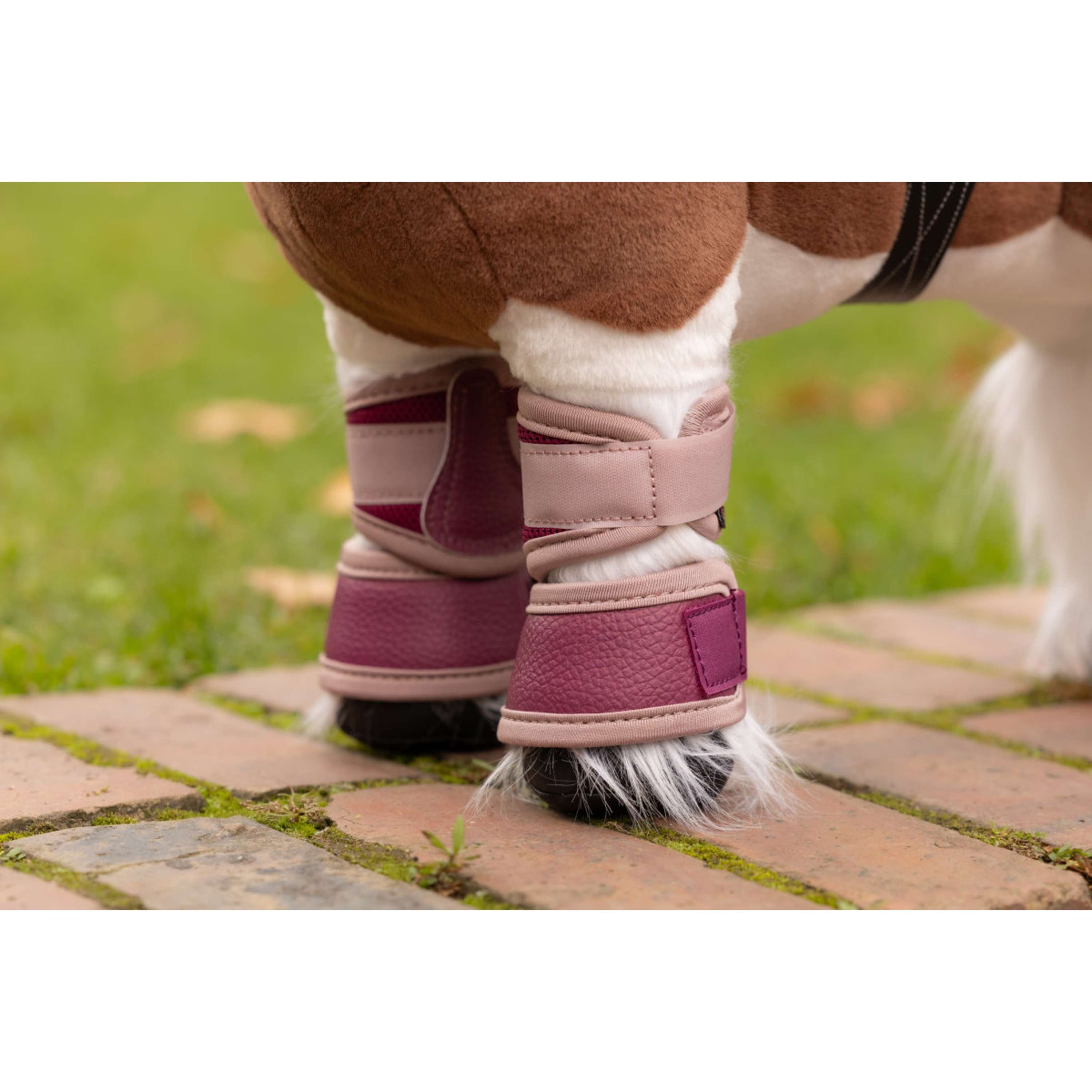 LeMieux Toy Pony Bell Boots Blackberry