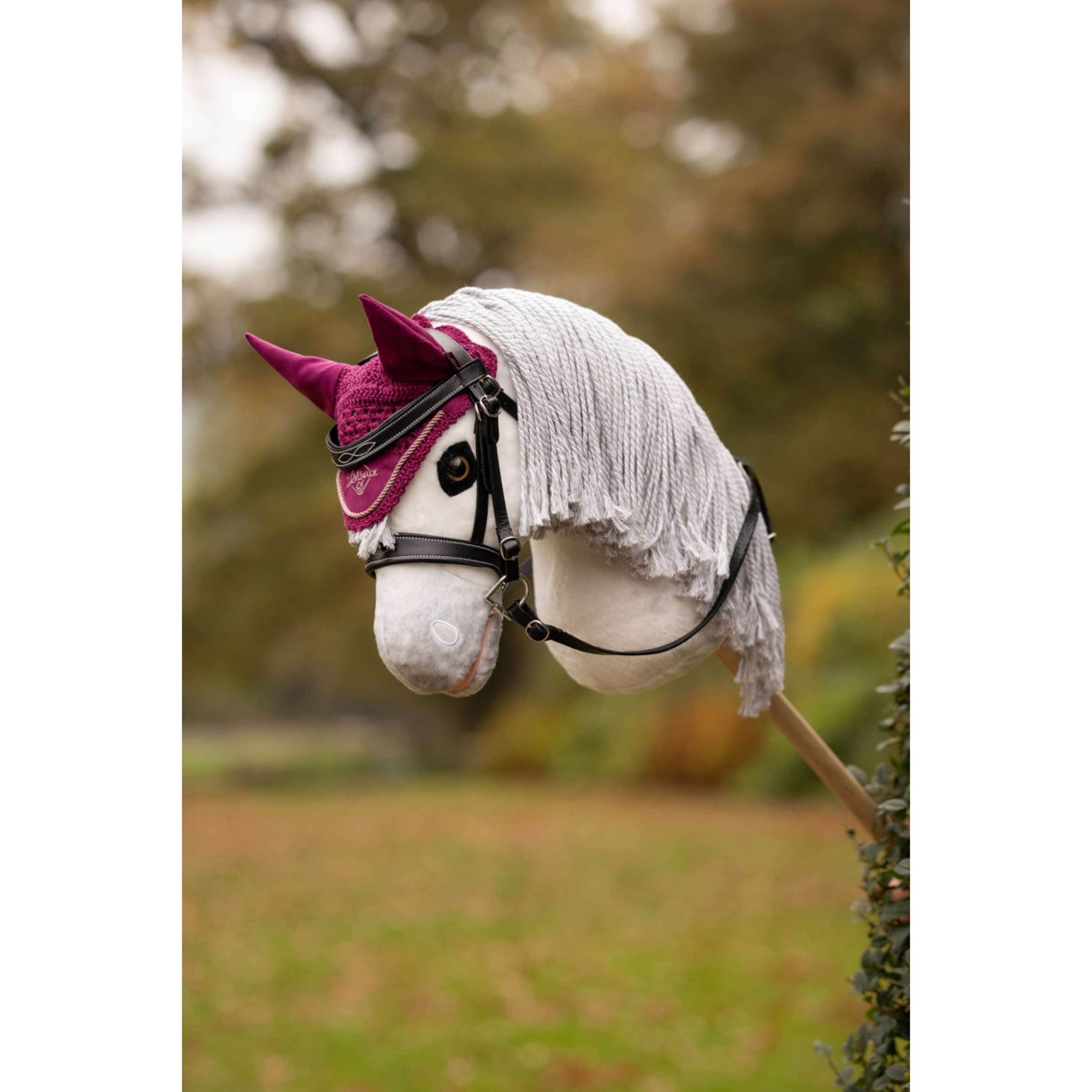 LeMieux Hobby Horse Ear Net Blackberry