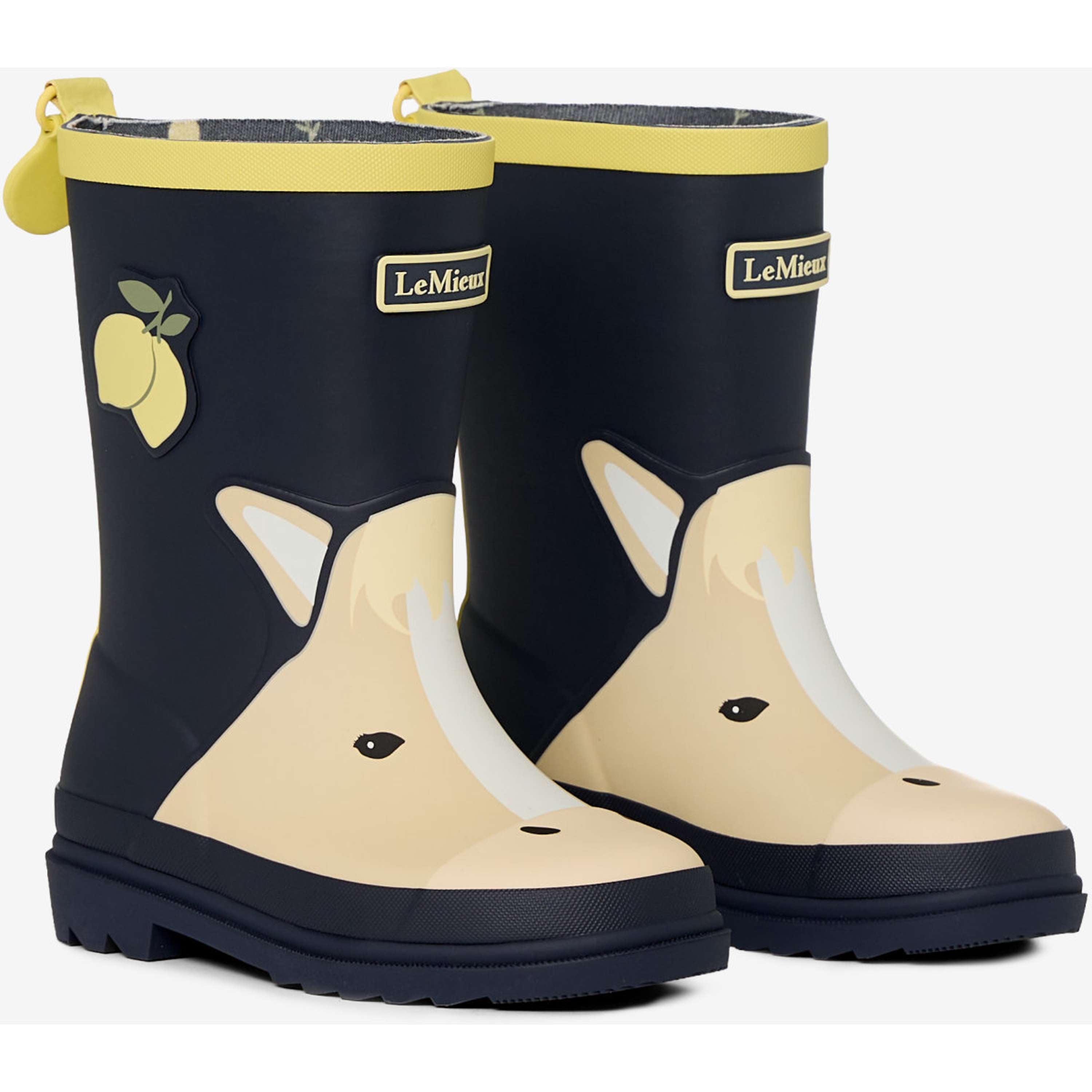 LeMieux Rain Boots Splash Welly Kids Lemon