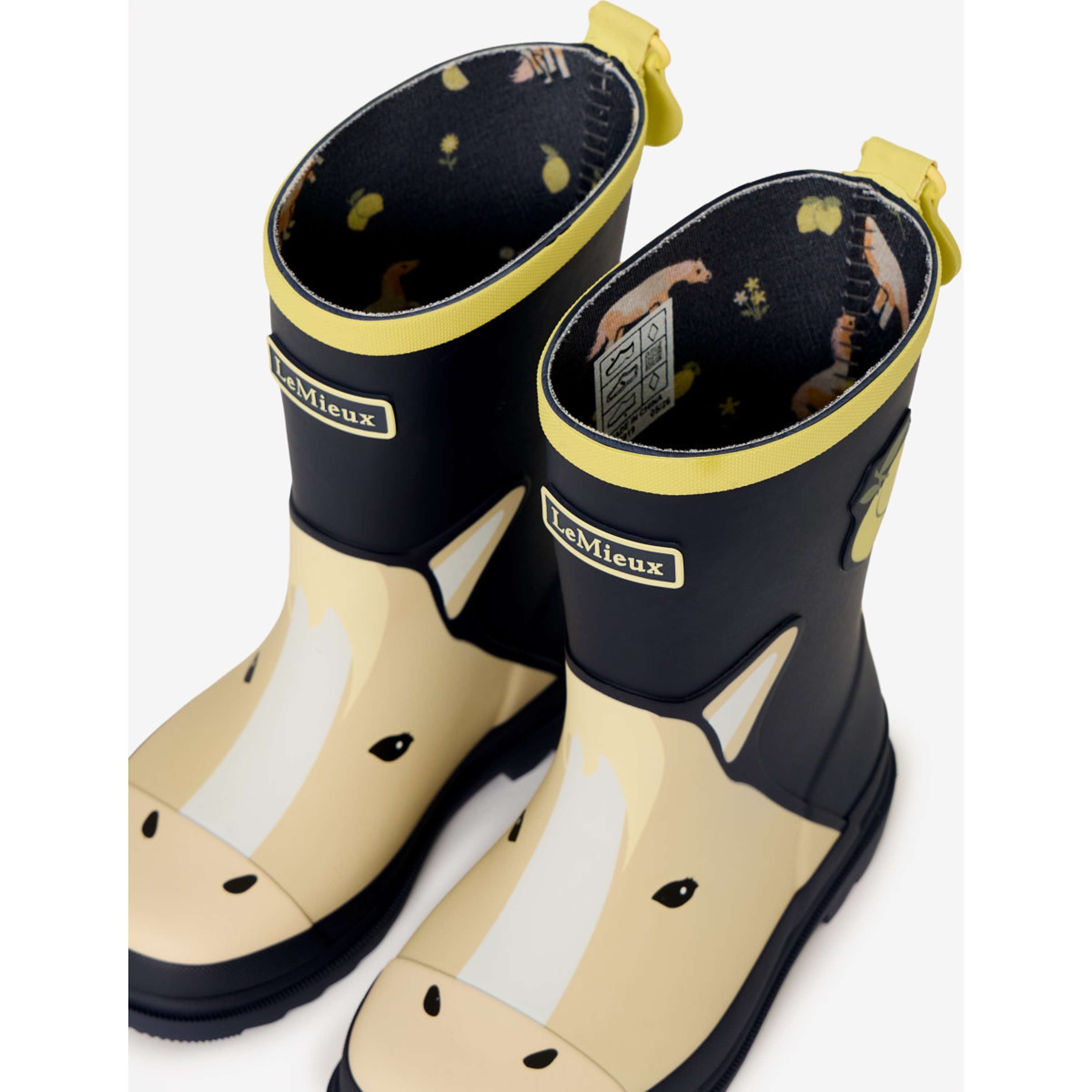 LeMieux Rain Boots Splash Welly Kids Lemon
