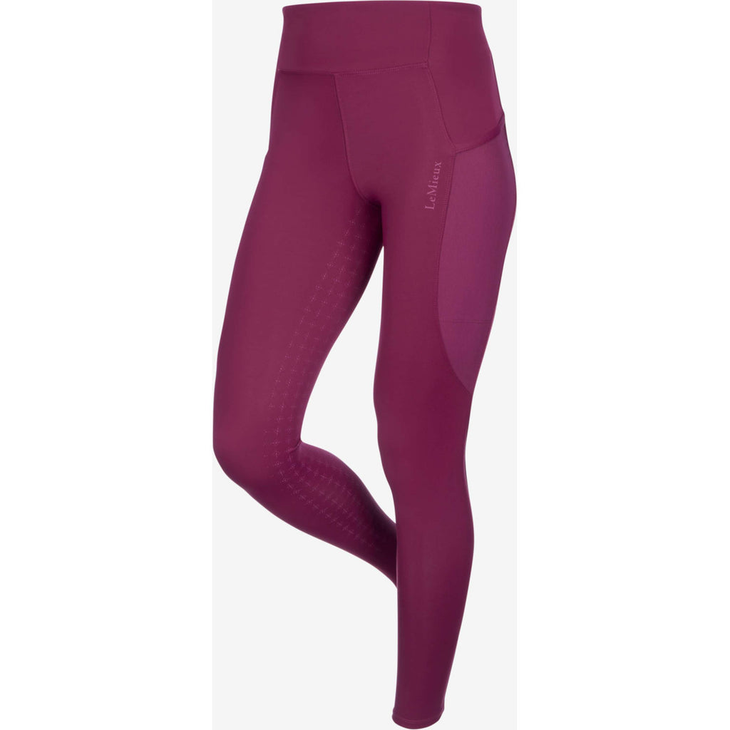 LeMieux Riding Legging Naomi Full Grip Blackberry