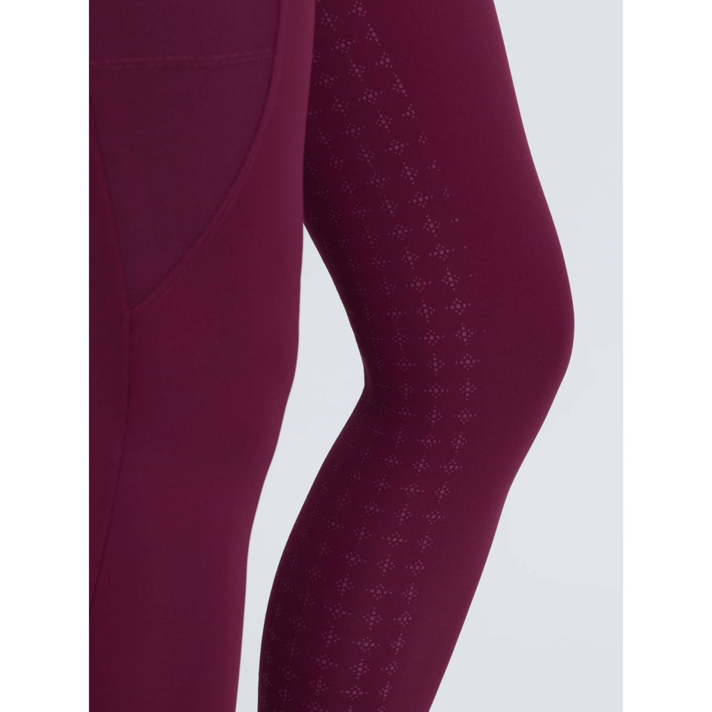 LeMieux Riding Legging Naomi Full Grip Blackberry