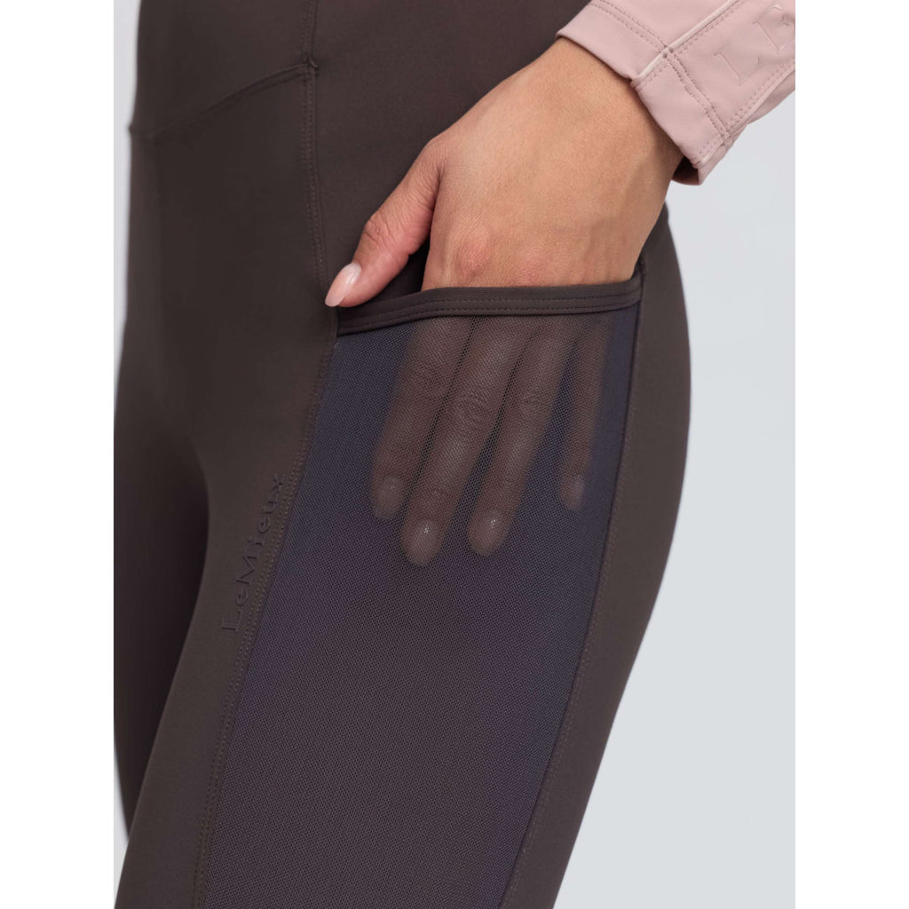 LeMieux Riding Legging Naomi Full Grip Cocoa