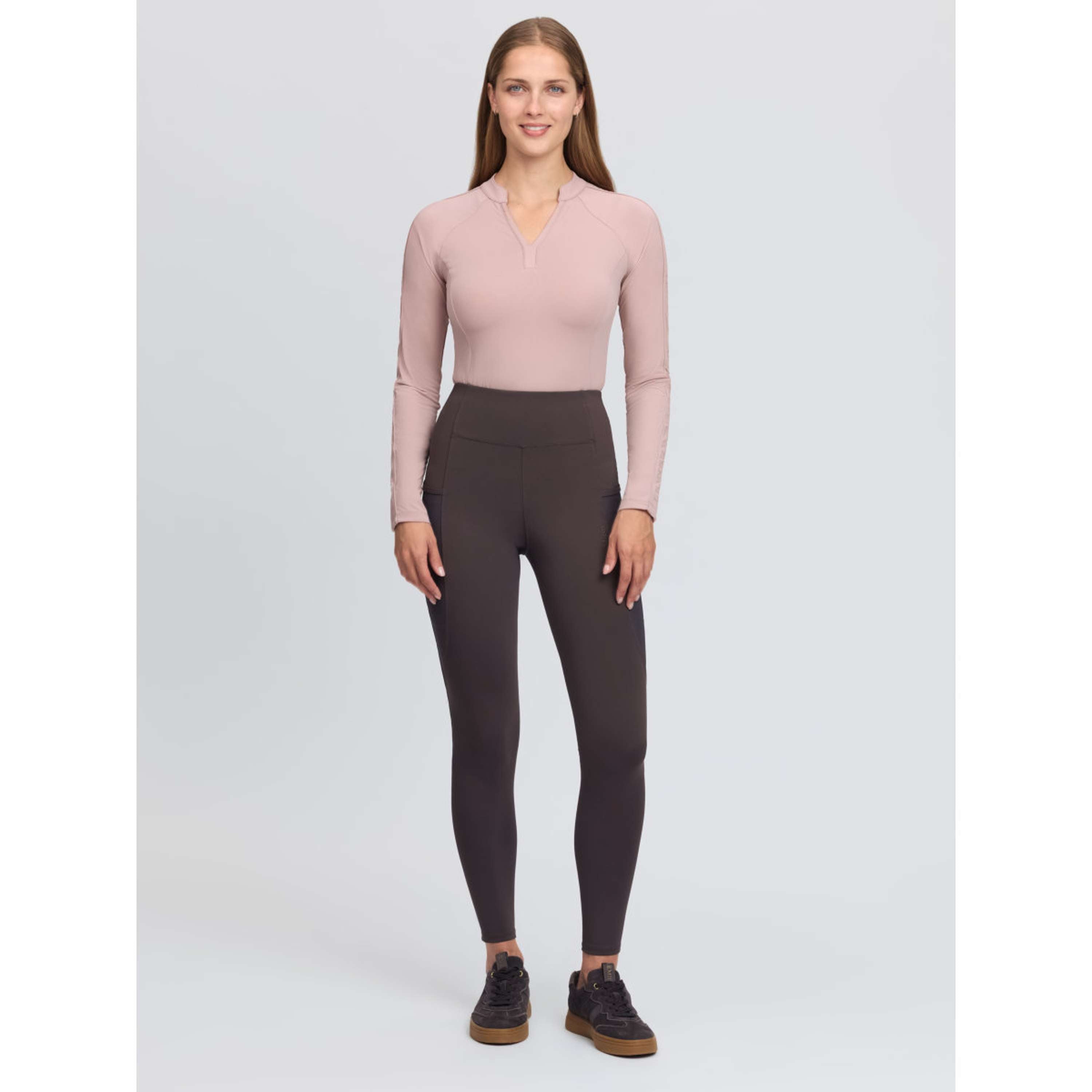 LeMieux Riding Legging Naomi Full Grip Cocoa