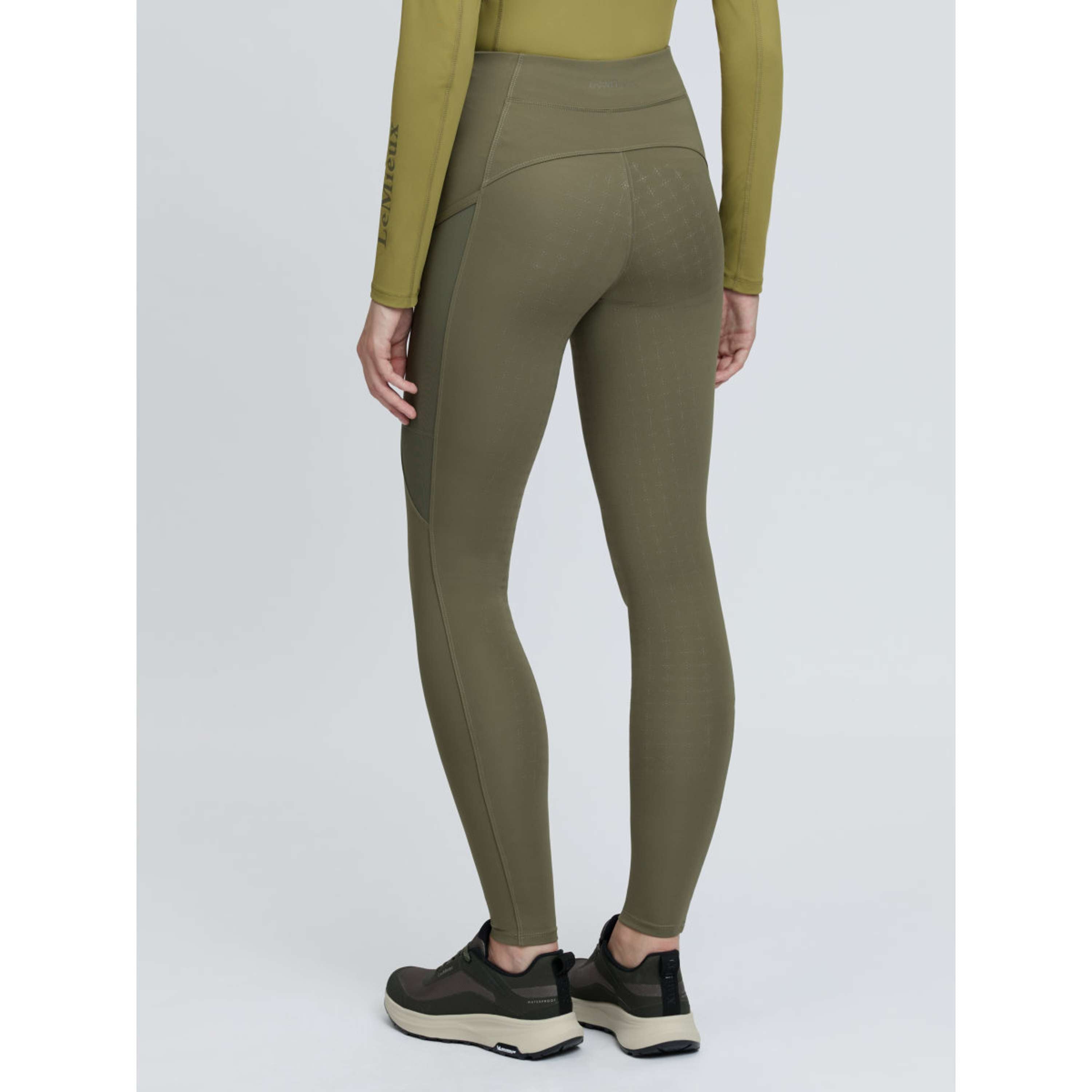 LeMieux Riding Legging Naomi Full Grip Willow Green