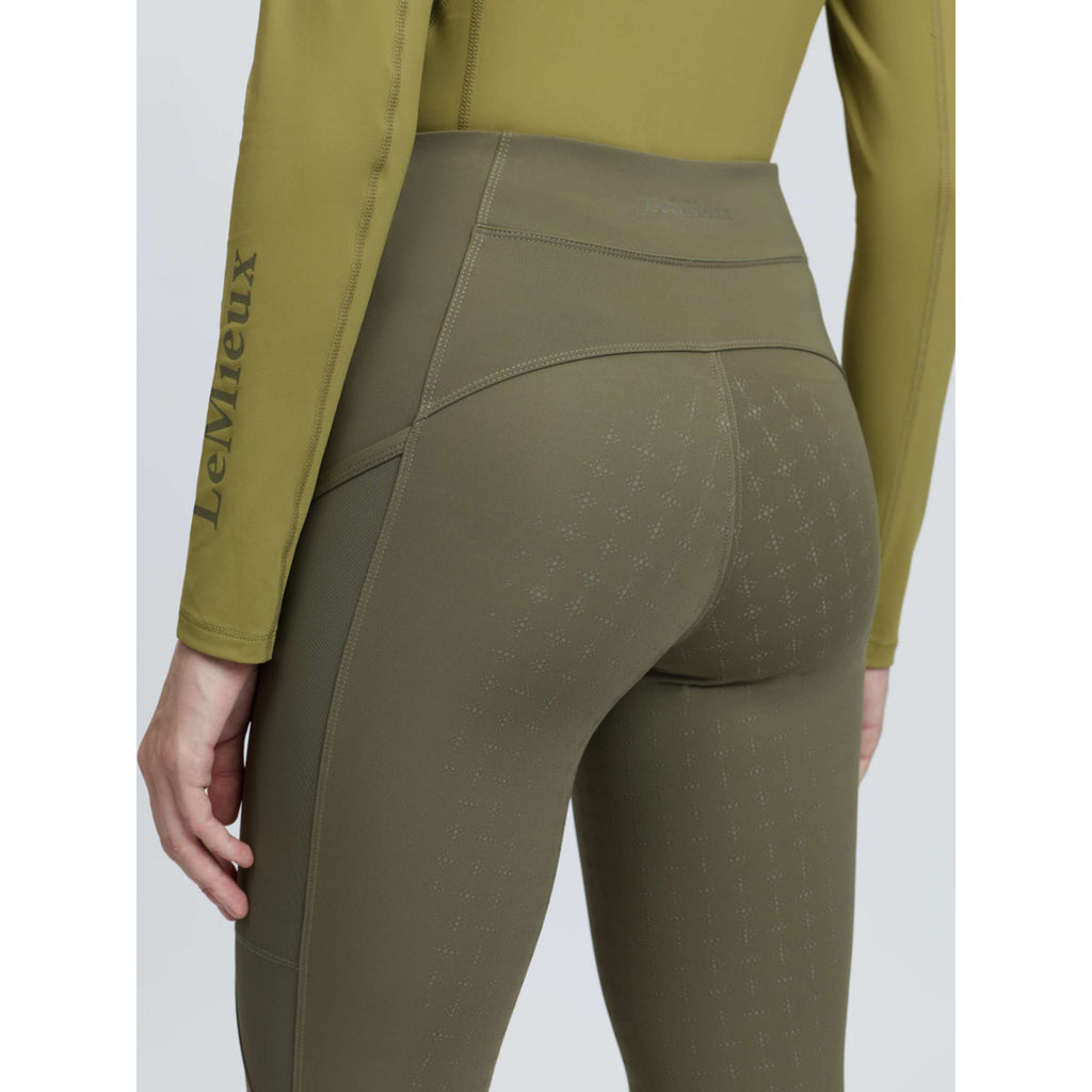 LeMieux Riding Legging Naomi Full Grip Willow Green