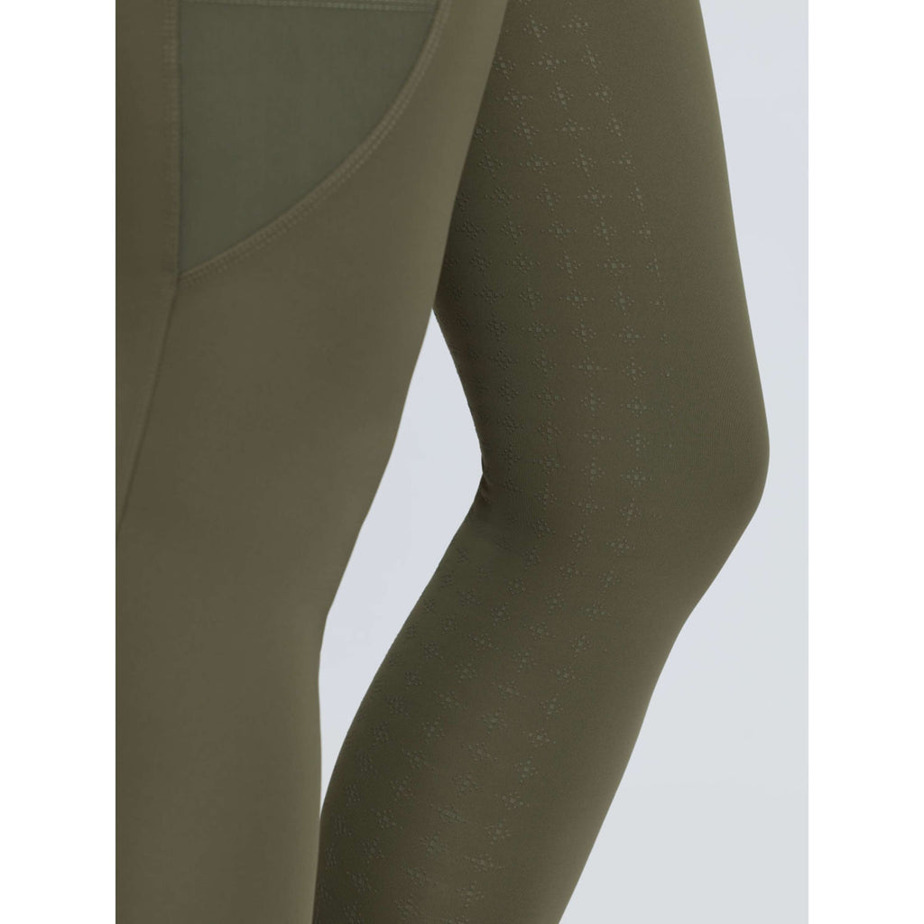 LeMieux Riding Legging Naomi Full Grip Willow Green
