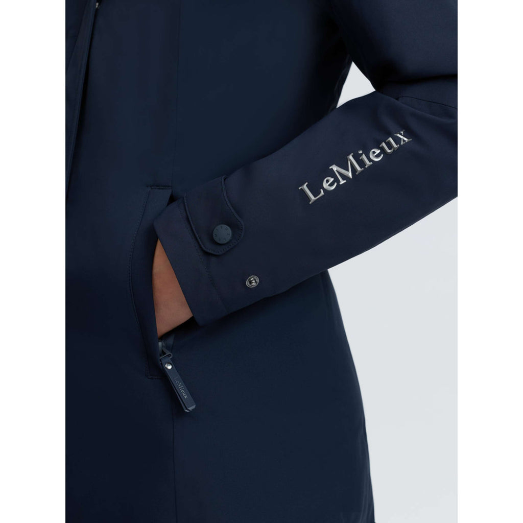 LeMieux Long Coat Erin Waterproof Padded Navy
