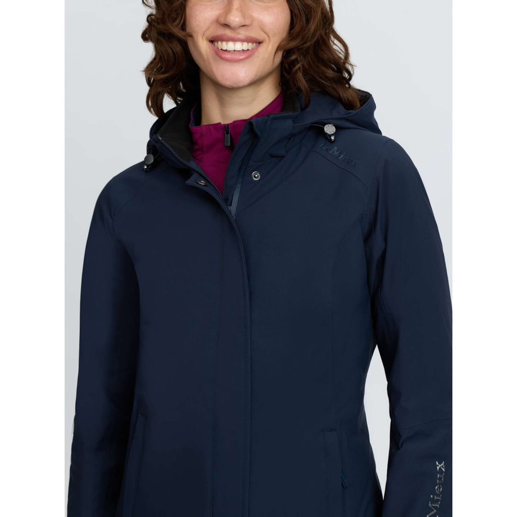 LeMieux Long Coat Erin Waterproof Padded Navy