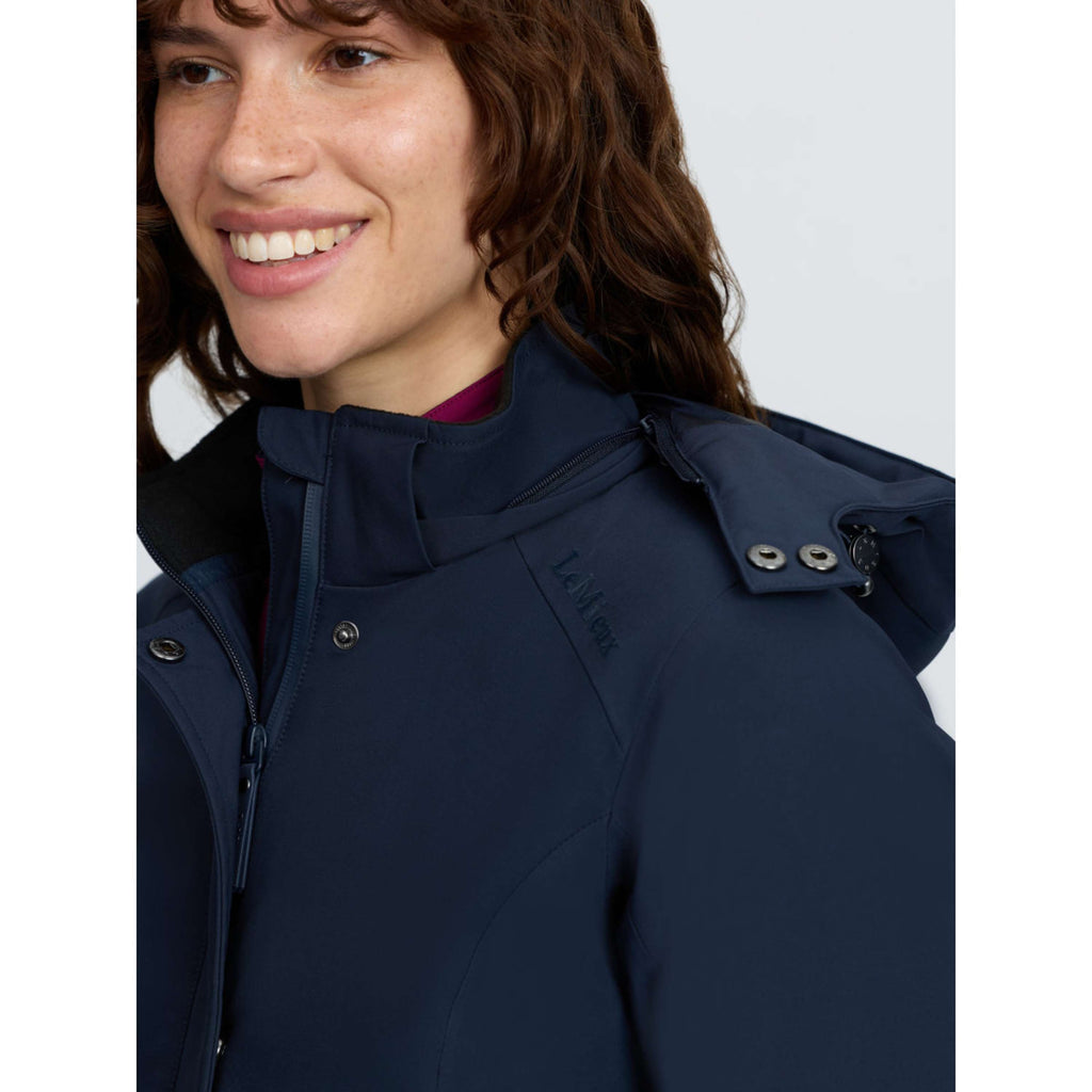 LeMieux Long Coat Erin Waterproof Padded Navy