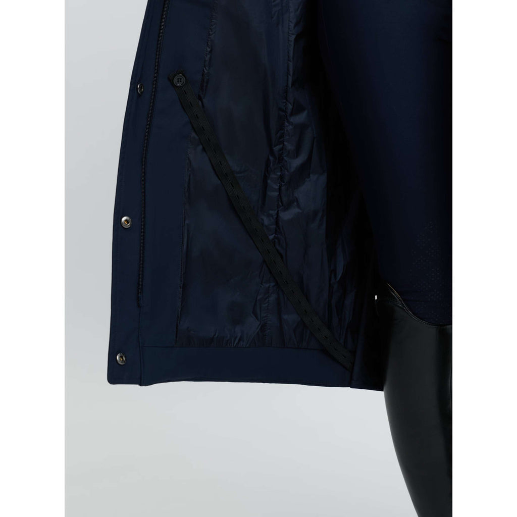 LeMieux Long Coat Erin Waterproof Padded Navy
