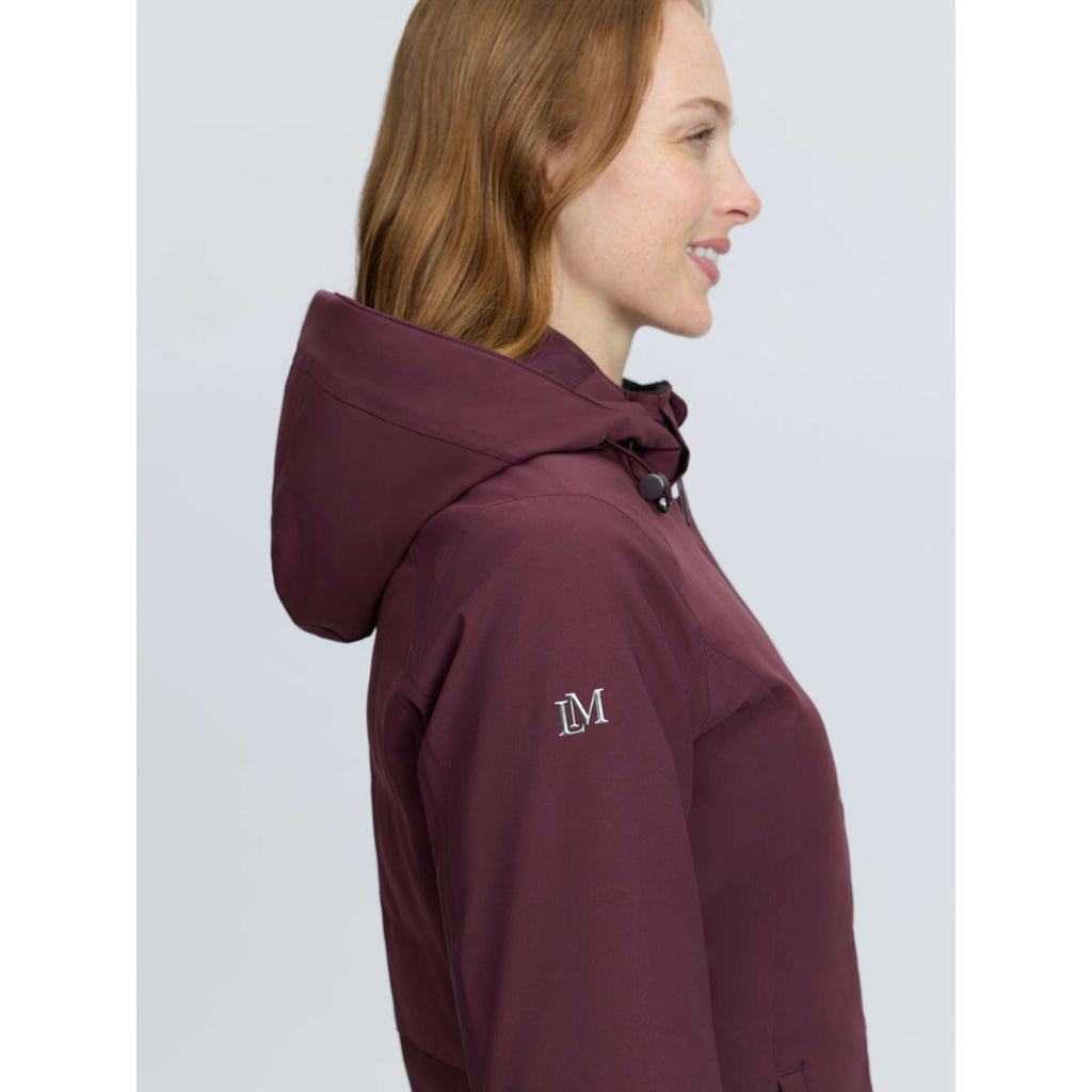 LeMieux Long Coat Erin Waterproof Padded Bramble