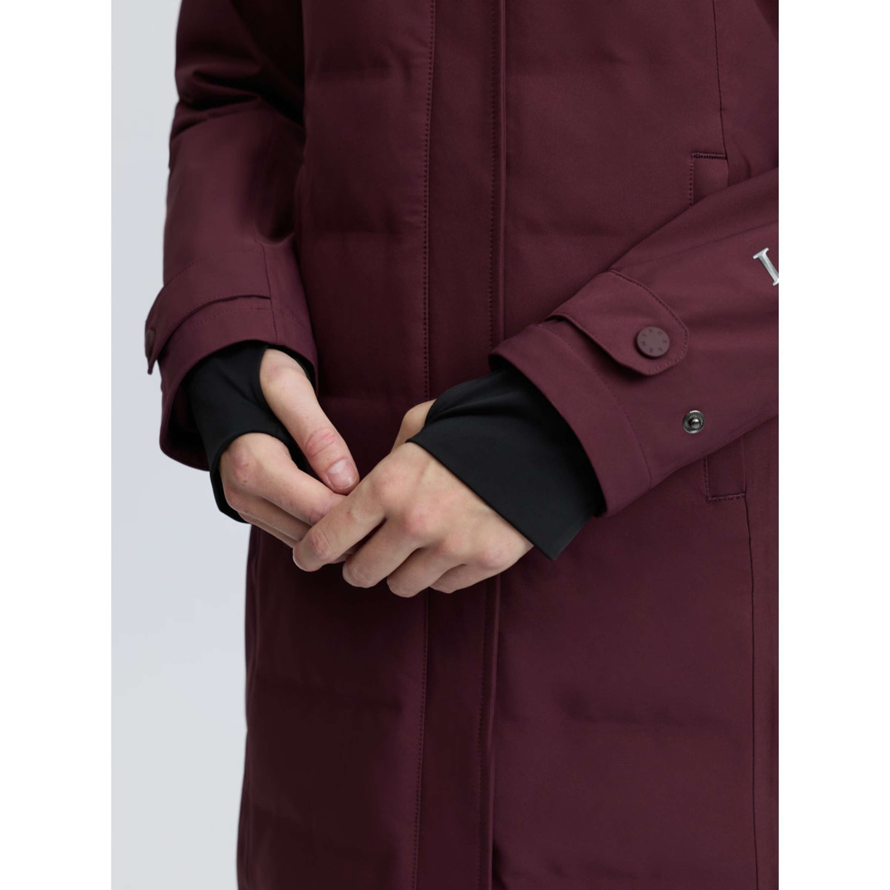 LeMieux Long Coat Erin Waterproof Padded Bramble