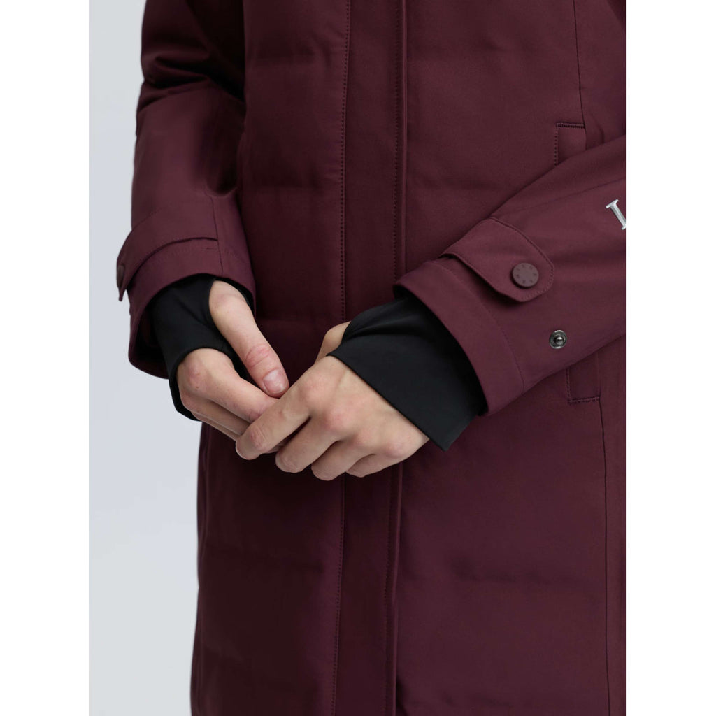 LeMieux Long Coat Erin Waterproof Padded Bramble