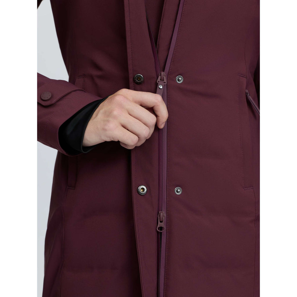 LeMieux Long Coat Erin Waterproof Padded Bramble