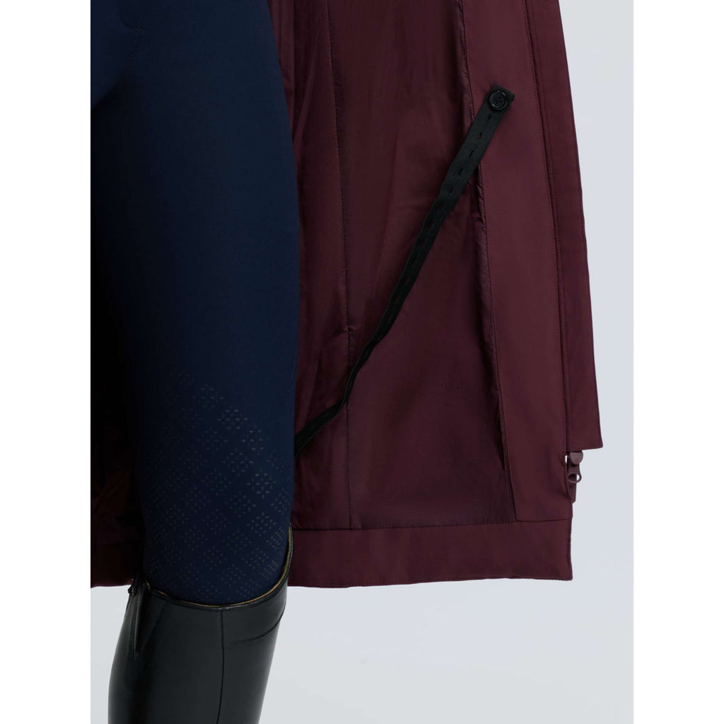 LeMieux Long Coat Erin Waterproof Padded Bramble