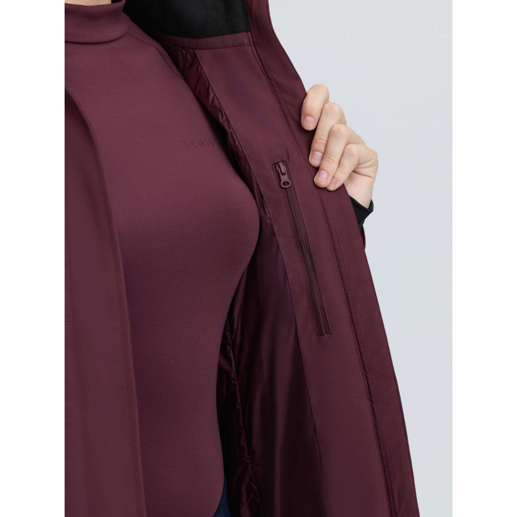 LeMieux Long Coat Erin Waterproof Padded Bramble