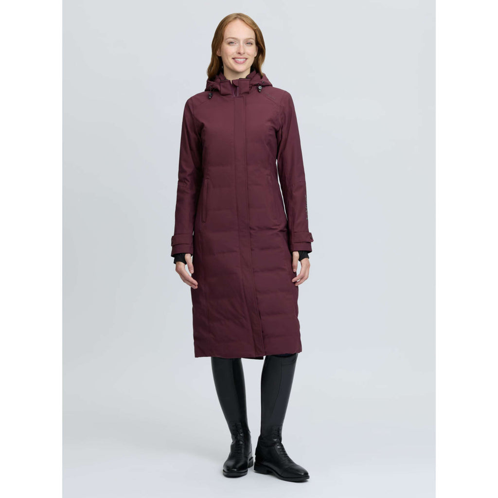 LeMieux Long Coat Erin Waterproof Padded Bramble