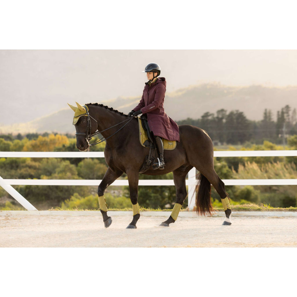 LeMieux Long Coat Erin Waterproof Padded Bramble