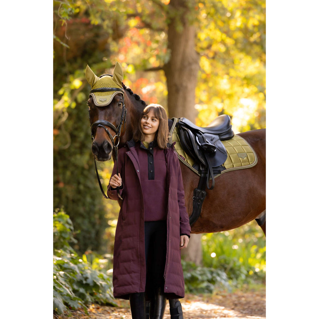 LeMieux Long Coat Erin Waterproof Padded Bramble